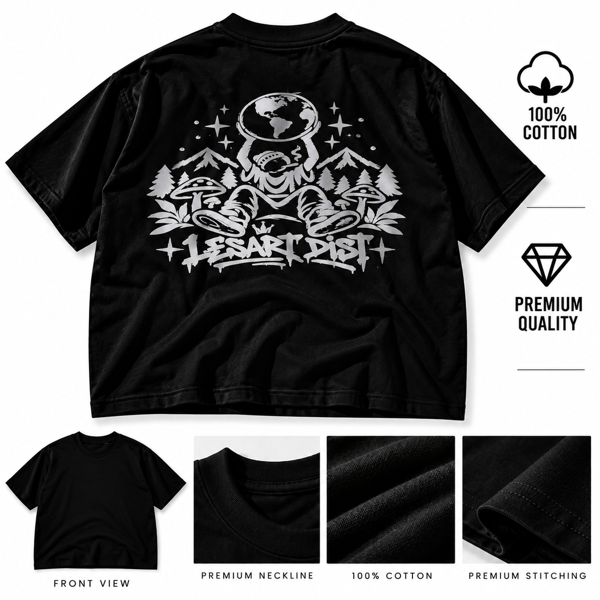 Lesartdist Box Panel Tee
