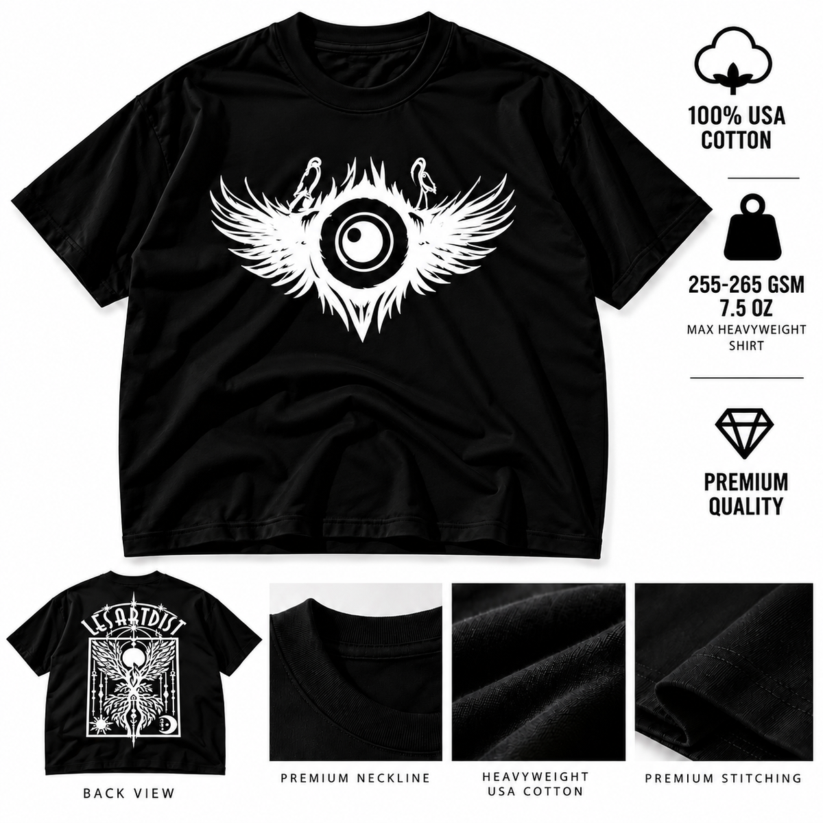 Lesartdist Drop Shoulder Tee